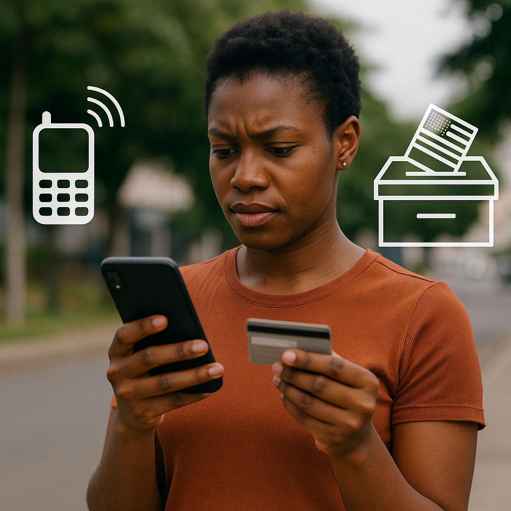 women using the phone
